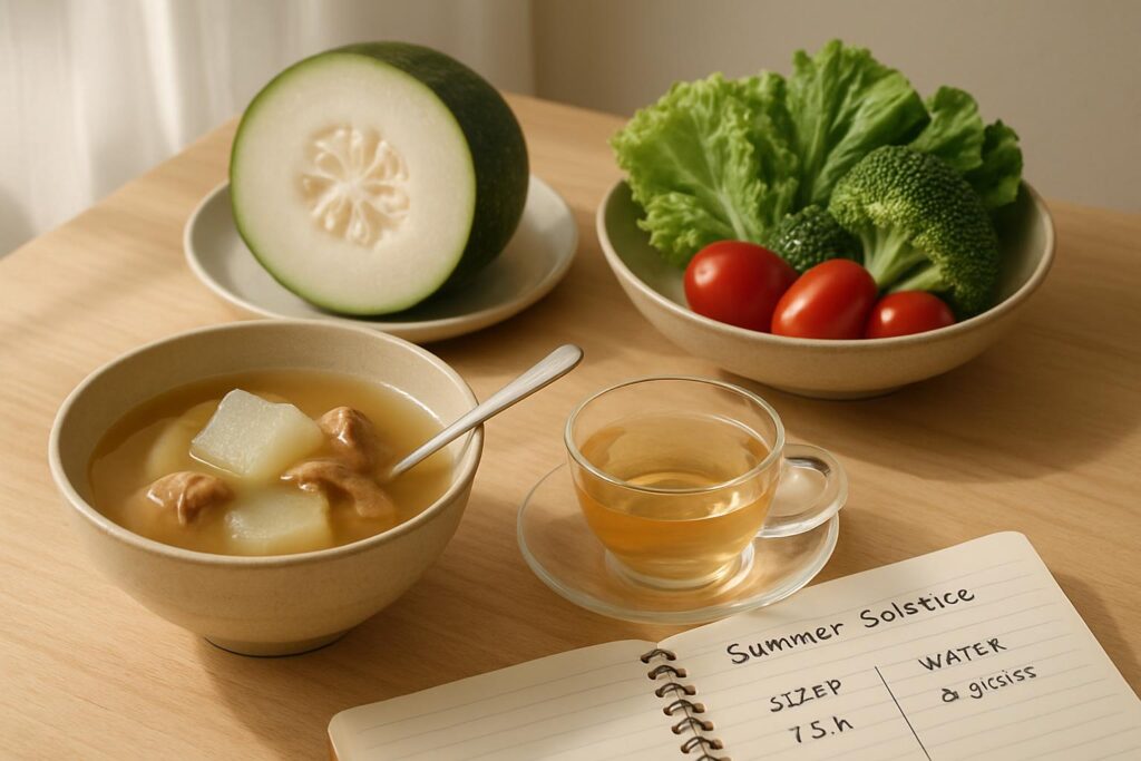 夏至前後 7 天:中醫食療與節氣養生的日常調整步驟 | 益生菌與葉黃素的食品保健與應用深度解析