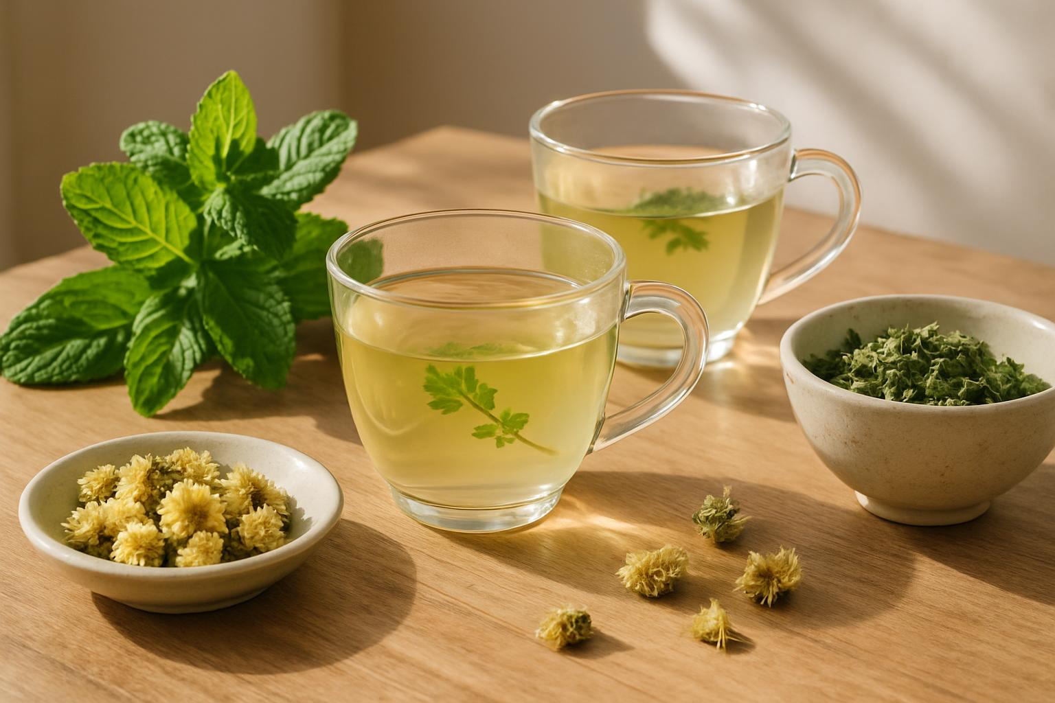 夏天喝涼茶就能清熱?6 個常見草本飲迷思與真相 夏日草本茶與清爽桌面