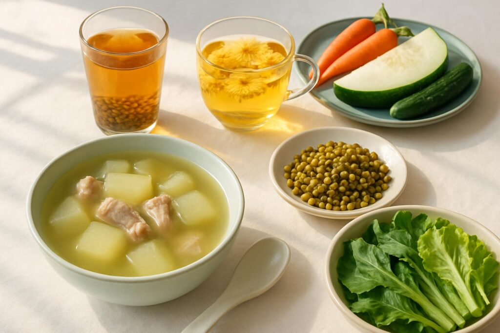 夏至怎麼吃最養生？中醫食療、節氣飲食與草本茶的實用指南 | 益生菌與葉黃素的食品保健與應用深度解析