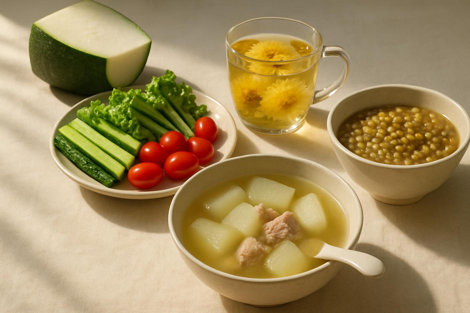 夏至後的節氣養生餐桌