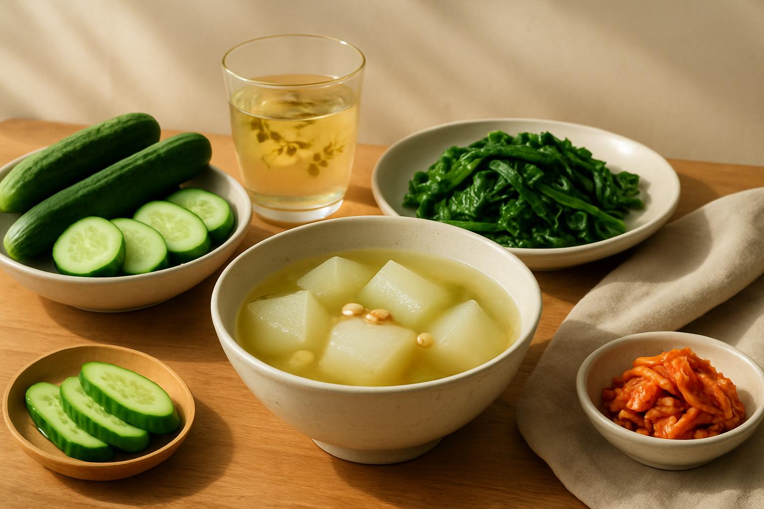 夏至後的清爽養生餐桌