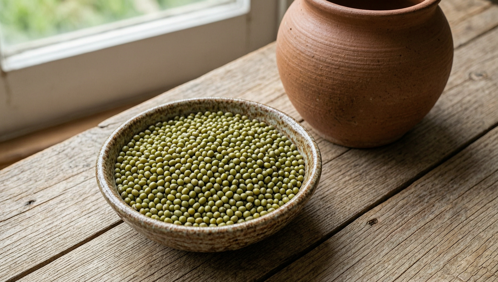 乾綠豆與鍋