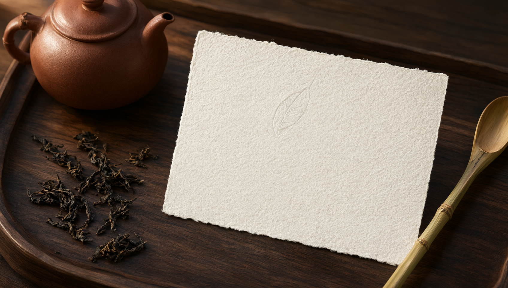 空白茶飲文化註記卡